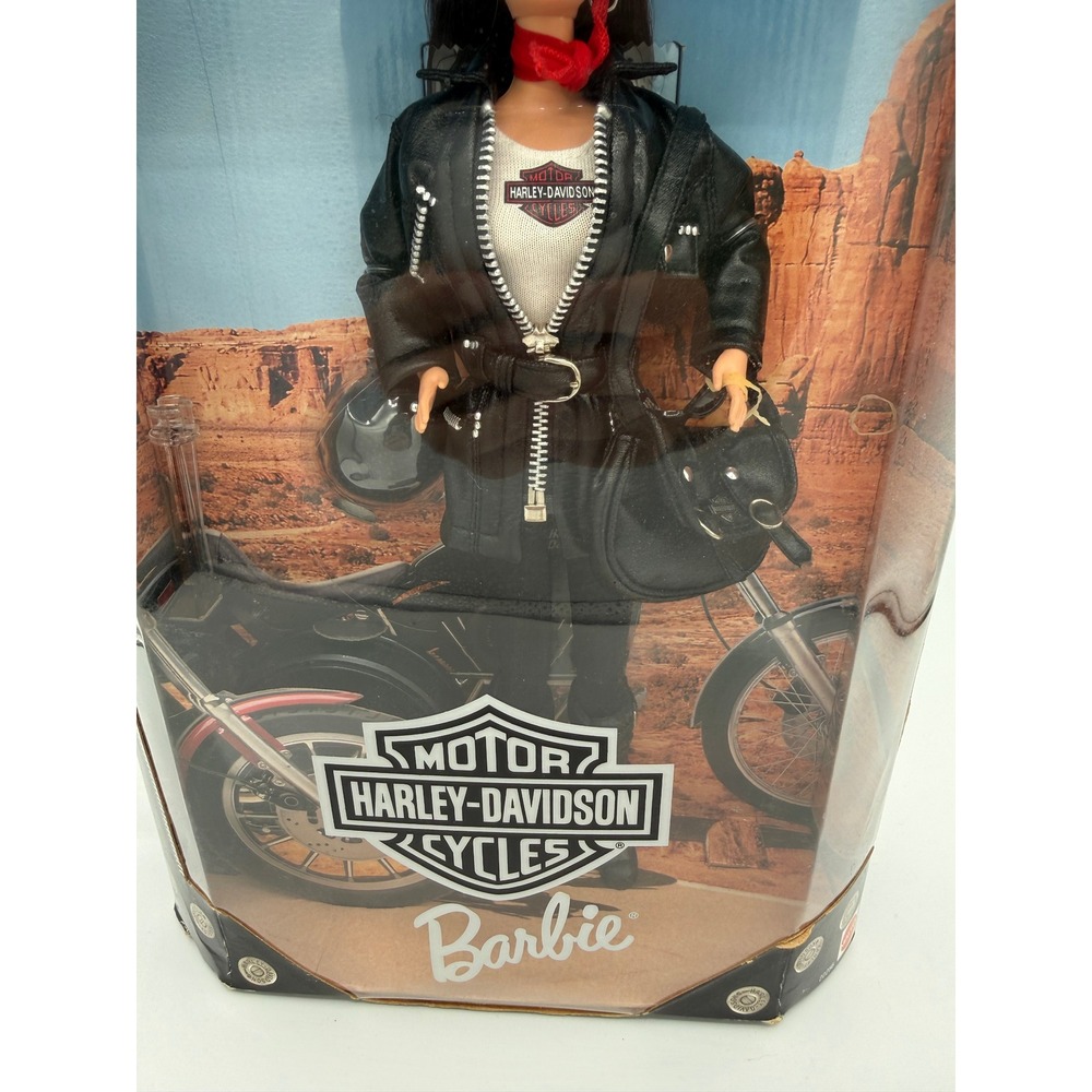 Vintage Harley Davidson Barbie Doll Mattel Black Collector Edition 1998 22256 - Picture 3 of 8